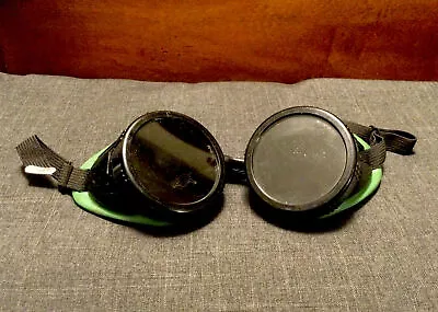 Pair Of Vintage Steampunk Welding Goggles • $21.50