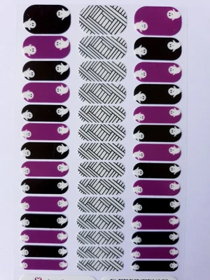 $6 • Buy Jamberry Full Sheet Trick Or Treat Junior Nail Wrap Retired January 2016