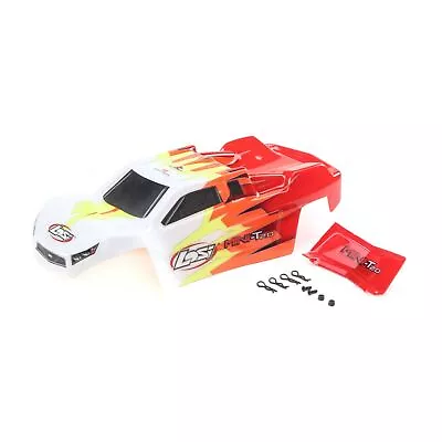 Losi Mini-T MiniT 2.0 Pre Painted RC Truck Car Body Set Red / White LOS210013 • $28.99