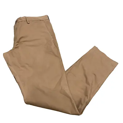 Polo Ralph Lauren Mens Pants Stretch Slim Fit Khakis Brown Size 32X34 • $49.94