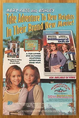 1998 Billboard Dad Print Ad/Poster Mary-Kate & Ashley Olsen Twins Movie Art 90s • $14.99