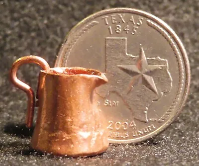 $5 • Buy Hand Made Copper Coffee Chocolate Pot 1:12 Mexican Kitchen Miniature #MC713(2)