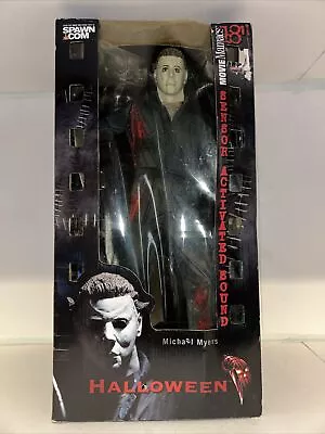 2000 Movie Maniac 18  Halloween Michael Myers Motion Activated Sound NEW Figure • $169.99