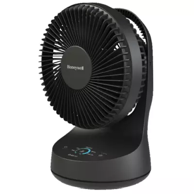 Honeywell QuietSet 34W 5 Speed 7-Inch Oscillating Desk Fan Black - HTF337BE • £30.99