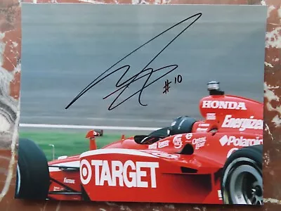 Signed Autographed 8 X 10 Photo Killed Indy 500 Race Car Driver Dan Wheldon • $35.95