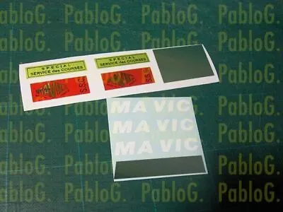 Mavic SSC Rim Pair X2 Wheels Vinyl Decal Sticker Adesivi Autocollant ステッ • $17.01