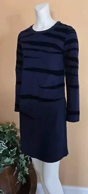 Boden Long Sleeve Dress Casual Travel Women's Size 6R Navy Blue  • $29.99