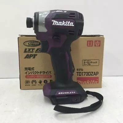 Makita TD173DZ Impact Driver TD173DZAP Purple 18V 1/4  Brushless Tool New • £160.39