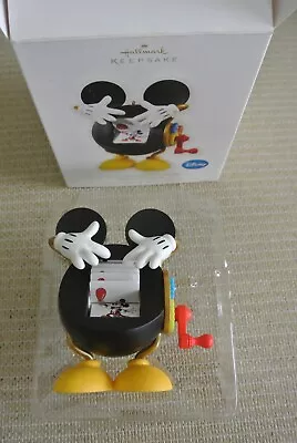 2009 Disney It Was All Started By A Mickey Mouse Hallmark Keepsake Ornament • $10.99