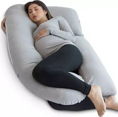 Pharmedoc Pregnancy Pillow U-Shape Full Body Pillow And Maternity Support • $44.99