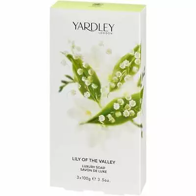 £10.95 • Buy Yardley Lily Of The Valley Luxury Soap 3 X 100g - New & Boxed - Free P&p - Uk