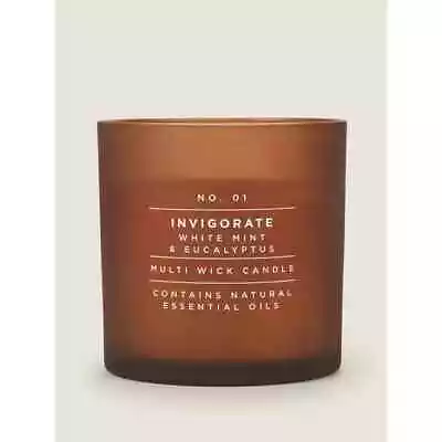 George Home Invigorate White Mint And Eucalyptus XL Multiwick Candle • £33.80