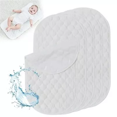£6.97 • Buy Waterproof Reusable Baby Changing Pad Bassinet Mattress Pad For Newborn