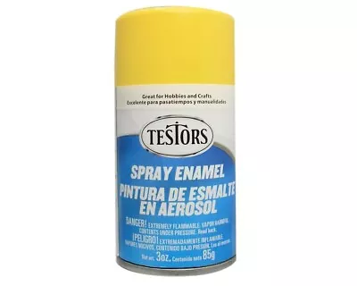 Testors Model Master Gloss BUG YELLOW Enamel Spray Paint Can 3 Oz. 1632 • $9.69