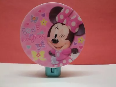 VINTAGE Disney Junior Minnie Mouse NightLight Night Light - C7 Bulb Type • $12.99