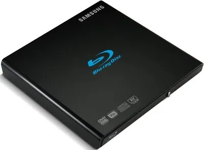 Samsung Portable Slim External USB Blu-Ray DVD Writer Reader Drive SE-506 MINT • £99.99