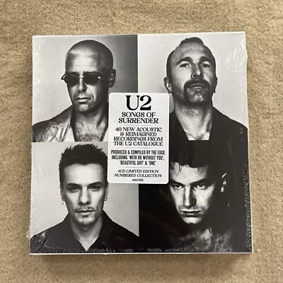 U2：2023 New Album Songs Of Surrender 4CD Music Album Box Set （Classic Remake） • £22.90