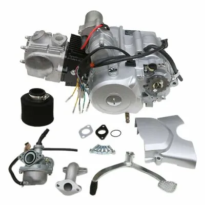 125cc Engine 4-Stroke Motor Semi-Auto 3 Forward 1 Reverse Gear For ATV 4 Wheeler • $389.73