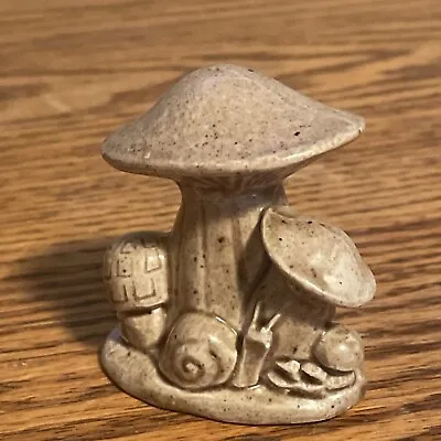 Vintage 1976 Duncan Enterprises  Ceramic Mushroom Figurine 2”x 2” • $16.75