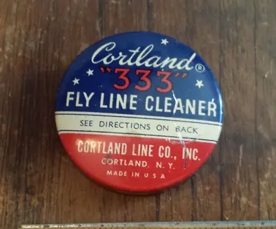 Vintage Tin - Cortland 333 Fly Line Cleaner • $8