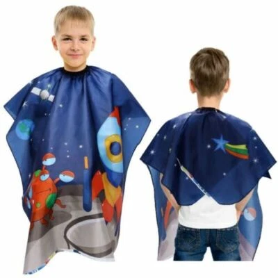 £2.69 • Buy Apron Hair Cut Cover Kids Barber Gown Cape Children  Hairdressing Hairdresser