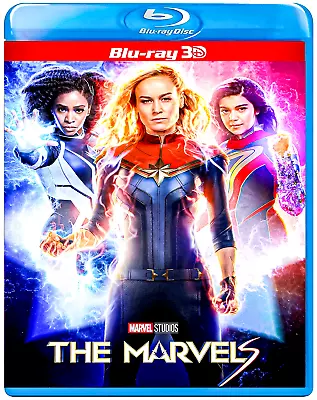 Japan 3D The Marvels 2023 Blu-Ray Movie ( Disc+Cover Art) No Case Free Shipping • £14.24