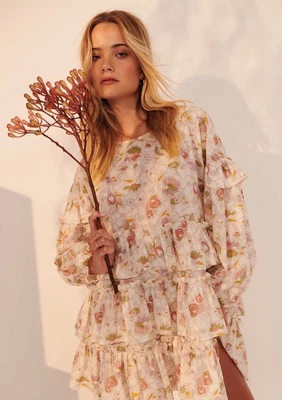 $160 • Buy Apartment Clothing Theodora Floral Mini Dress