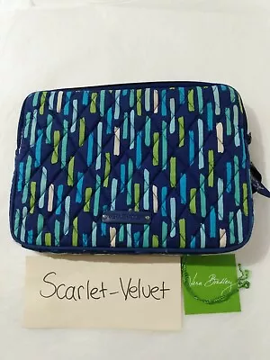 NWT Vera Bradley E-Reader Mini Tablet Kindle Sleeve Katalina Showers Blue 8.5x6 • $25