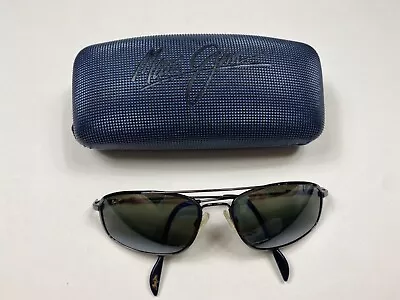 Maui Jim Flexon MJ 303 02 Polarized Gunmetal Frame Gray Lenses Sunglasses • $52.50