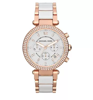 Michael Kors Parker Stainless Steel Watch With Glitz Accents MK5774-NEW W/tags • $119.99