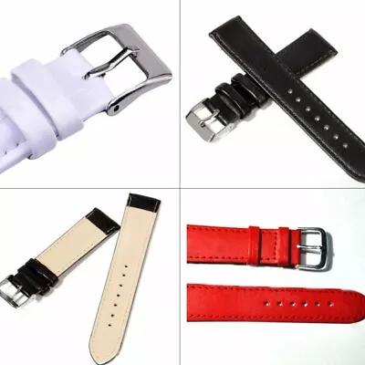 Watch Band Strap Genuine Leather Alligator Deployment 12-24 MM Clasp Buckle   • $12.99