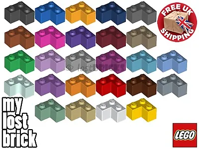 LEGO - Part 2357 - Pack Of 5 X NEW LEGO Bricks 2x2 Corner + SELECT COLOUR • £1.49