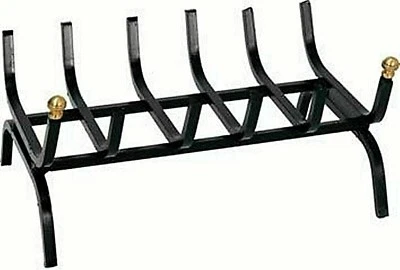 Brucialegna Camino | 5 Barre Regolabili | Nero Argento | Portatile | Per Piccoli Camini - Foto 4