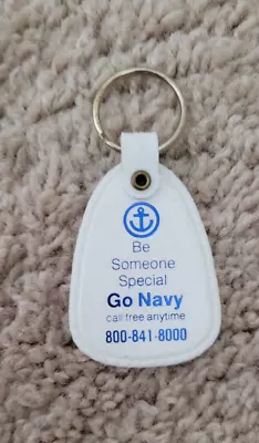 Vintage Keychain - Be Someone Special Go Navy • $1.75