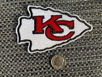 Kansas City Chiefs Vintage Embroidered Iron On Logo Patch 3.5  X 2.25” NFL • $3.79