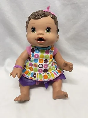 Hasbro Baby Alive Doll 2009 Wets And Wiggles Molded Hair Rare Tested Works • $69.99