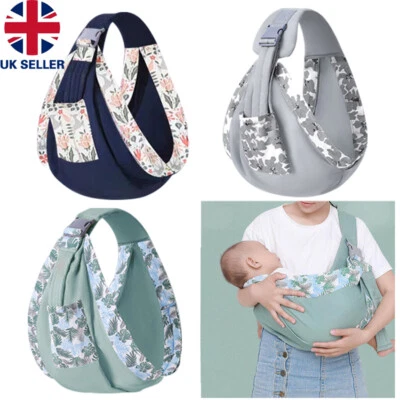 £7.55 • Buy Baby Soft Sling Wrap Toddler Carrier Adjustable Straps Newborn Infant Carrying E