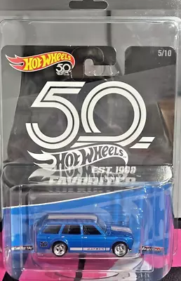 Hot Wheels ****** 50 Favourites *71 Datsun 510 Wagon *IN PROTECTOR* 1:64 • $17.99