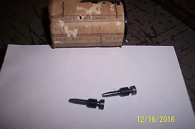 Honda NOS Carburetor AIR Screws PAIR (2) 16162-259-004 CB/CL72/77 CB160 CA175 • $12