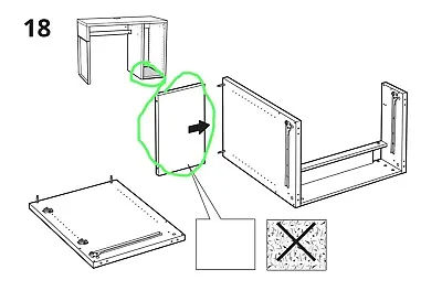 Ikea Micke Desk Drawer Bottom (used Part) • £2