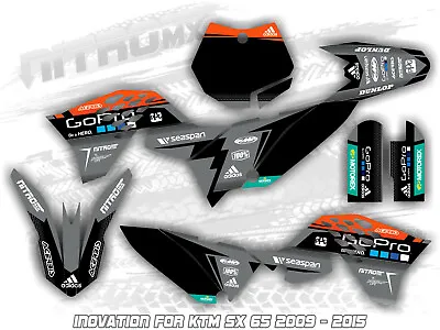 NitroMX Graphic Kit For KTM SX 65 SX65 2009 2010 2011 2012 2013 2014 2015 Decals • $222.54