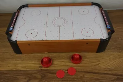 Mini 19 Inch Portable Kids Air Hockey Table Top Game Battery Operated ~TESTED~ • $12.95