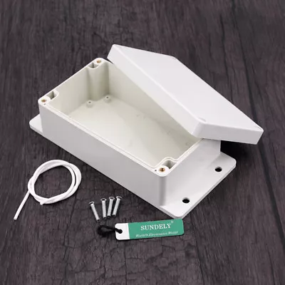 UK Project Electronic Instrument Case Plastic Waterproof ABS Cover Enclosure Box • £7.43