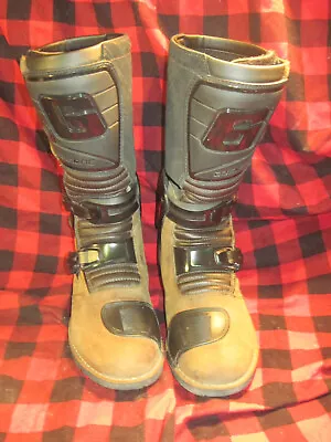 Mens Motorcycle Boots Gaerne Gore Tex Dakar 12 Adv Dirt Bike Enduro • $200