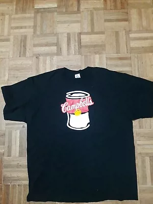 Vintage 90s Campbell’s Soup Can Andy Warhol Brand Tee • $12