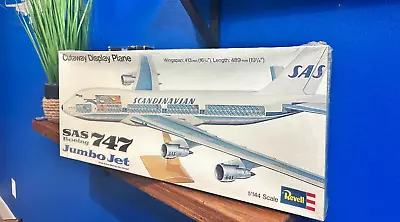 Revell SAS Boeing 747 Jumbo Jet  1:144 NIB Plastic Model Kit - RARE • $149