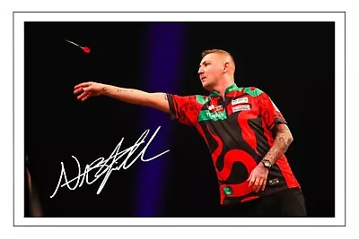 NATHAN ASPINALL Signed Autograph 6x4 Inch PHOTO Gift Pre Print Signature DARTS • £3.79