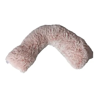 Hug Snug V Shaped Pillow Cuddly Include Pillowcase Orthopedic Head Neck Support • £10