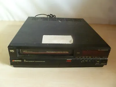MATSUI VX765 Video Cassette Recorder VHS Untested • £19.99