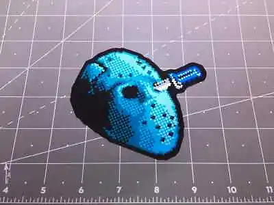 NES Friday The 13th Jason Vorhees Mask 8Bit Sprite Pixel Decal Sticker Nintendo  • $3.99